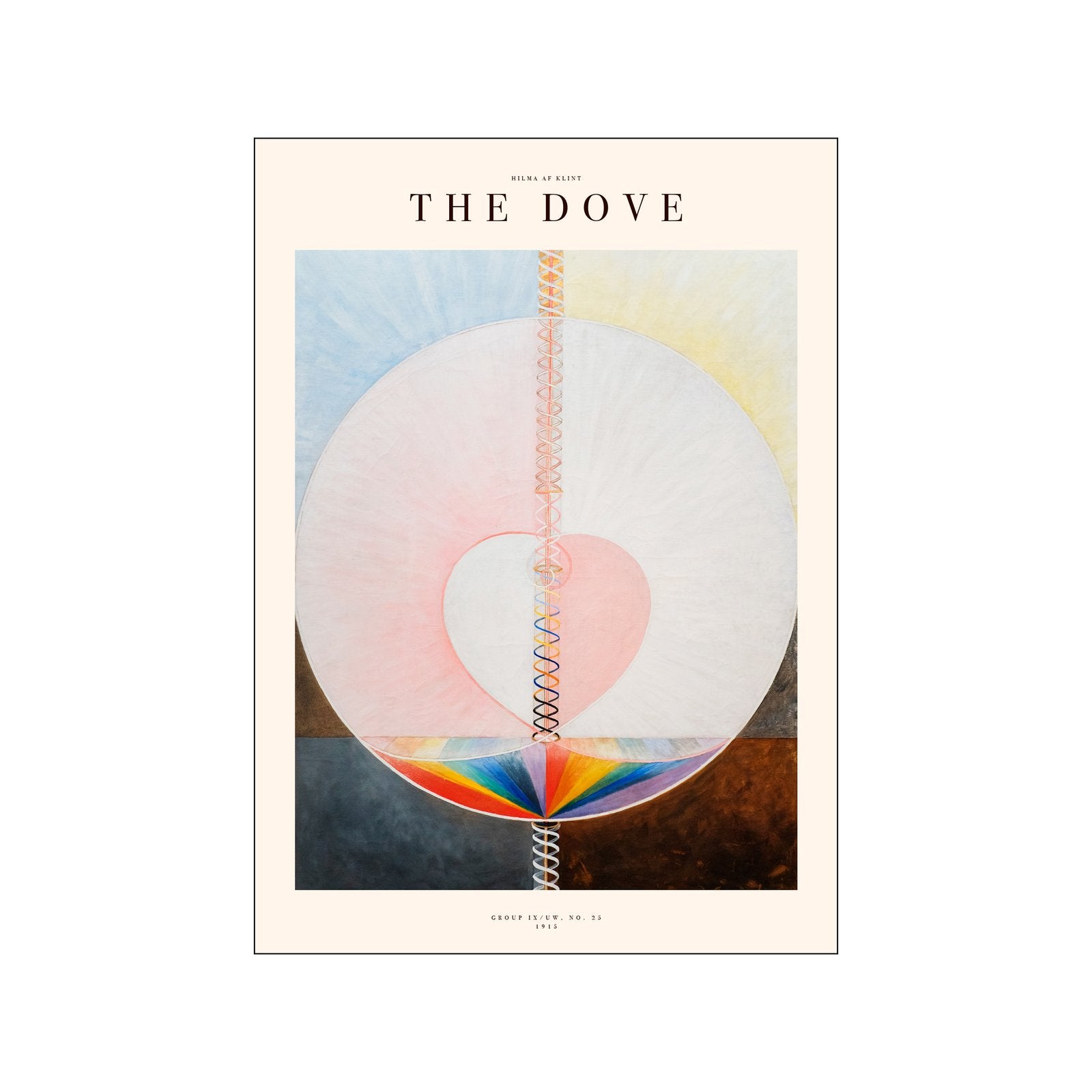 Hilma af Klint The Dove plakat